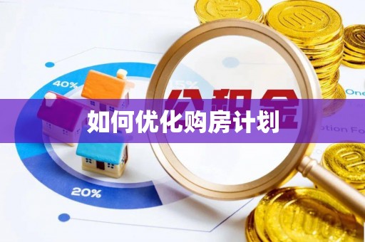 正阳如何优化购房计划