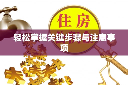 正阳轻松掌握关键步骤与注意事项