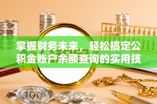 正阳掌握财务未来，轻松搞定公积金账户余额查询的实用技巧