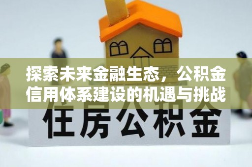正阳探索未来金融生态，公积金信用体系建设的机遇与挑战